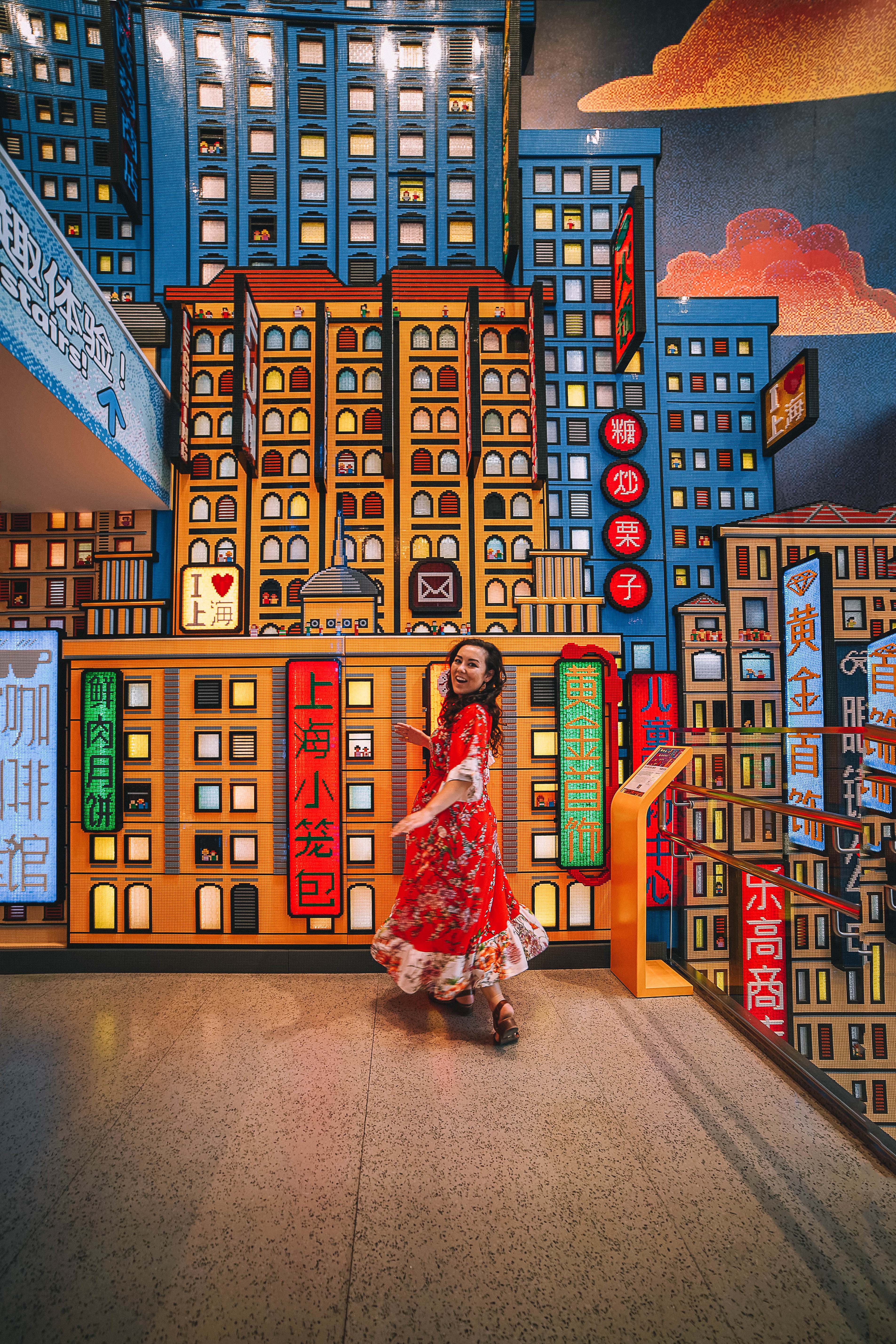 lego store shanghai china nanjingdonglu walking street