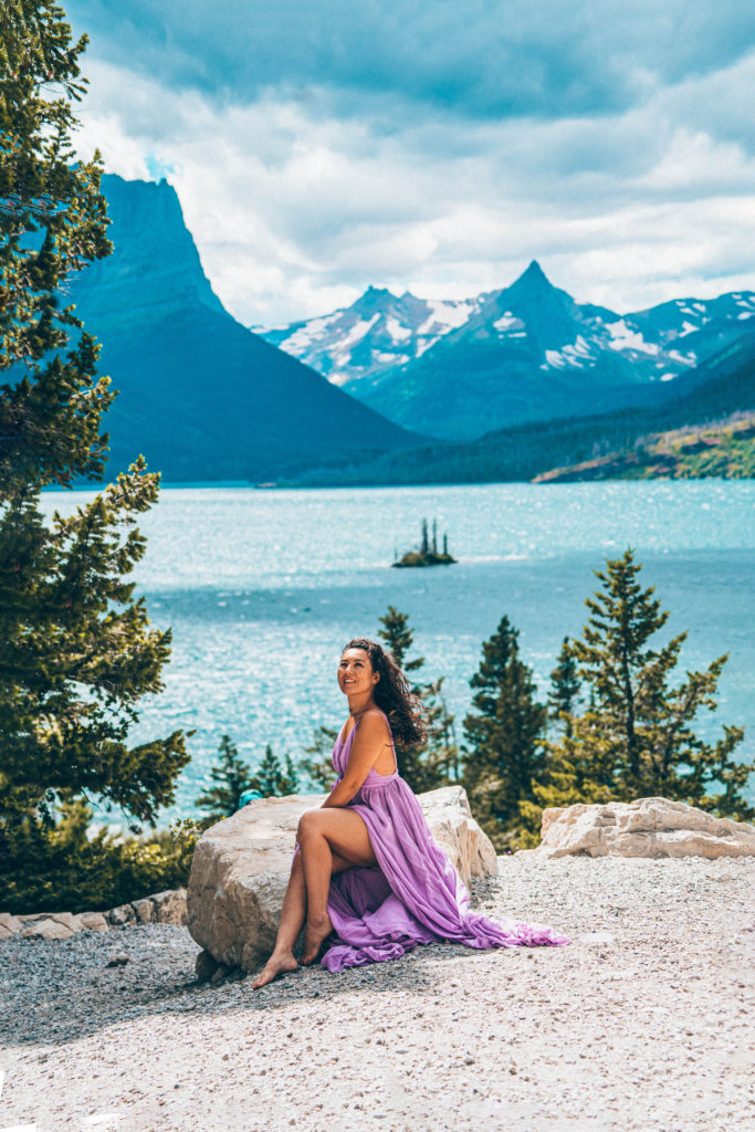 wild goose island viewpoint at glacier national park