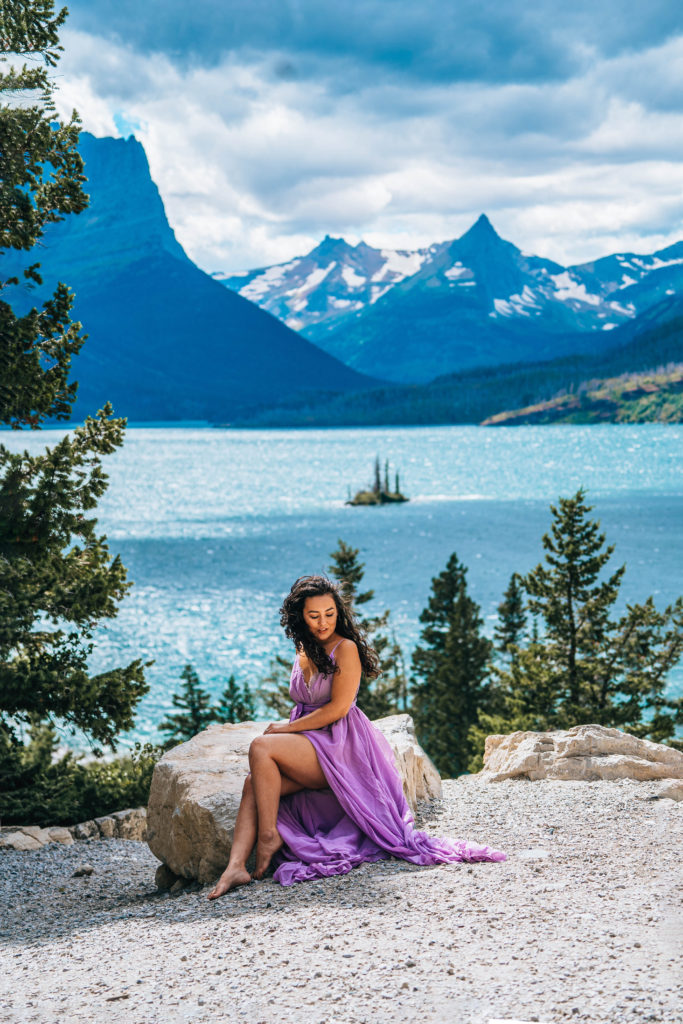 wild goose island viewpoint at glacier national park